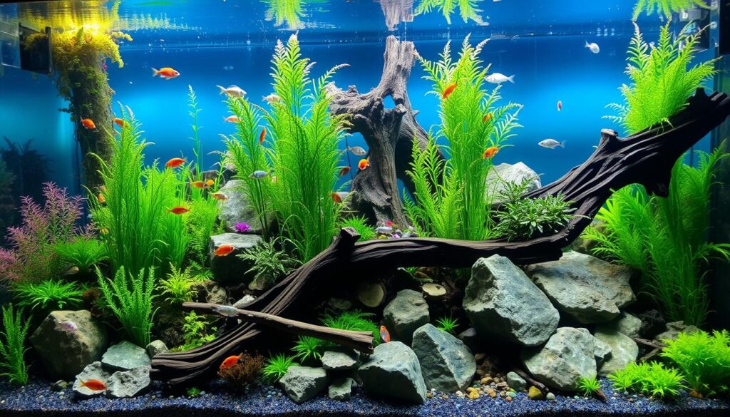 Aquascaping in großen Aquarien