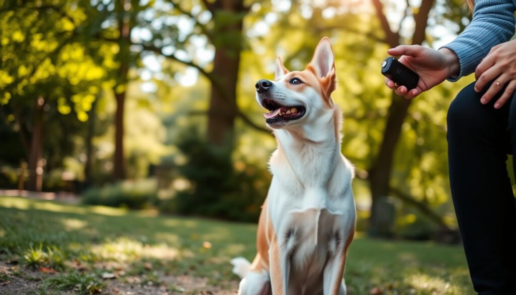 Klickertraining mit Hund